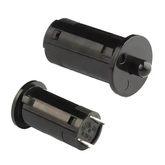 IC-187A Kapak Switch Ø12Mm (NC) Normalde Kapalı Kontak PBS-25B Siyah resmi