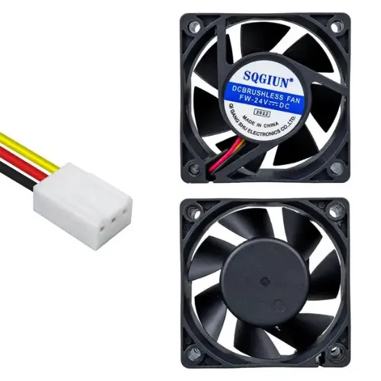 PowerMaster IC-216A Fırçasız DC Fan 60X60X25mm 24 Volt 3 Pin resmi