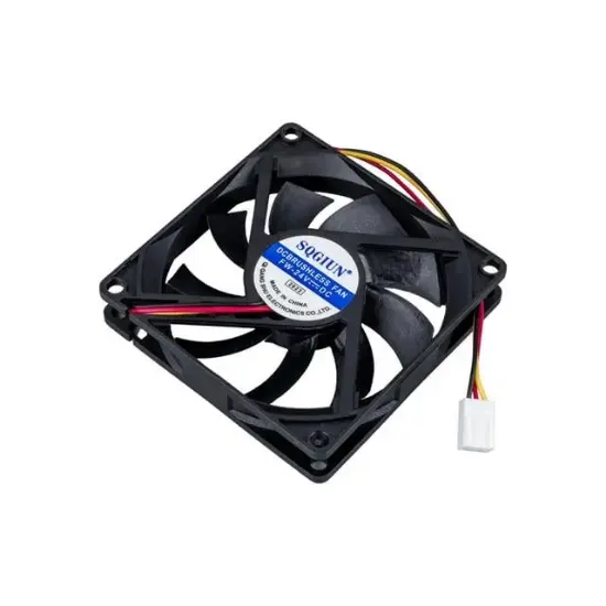 Powermaster IC-216A 3P Kablolu 80X80X15 24Volt  Fırçasız DC Fan resmi