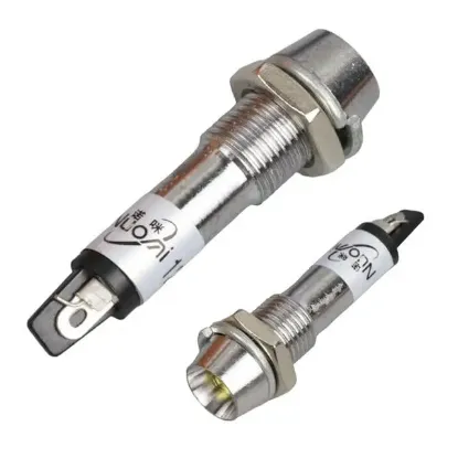 IC-225 Sinyal Lambası Ø8Mm Metal 12 Volt resmi