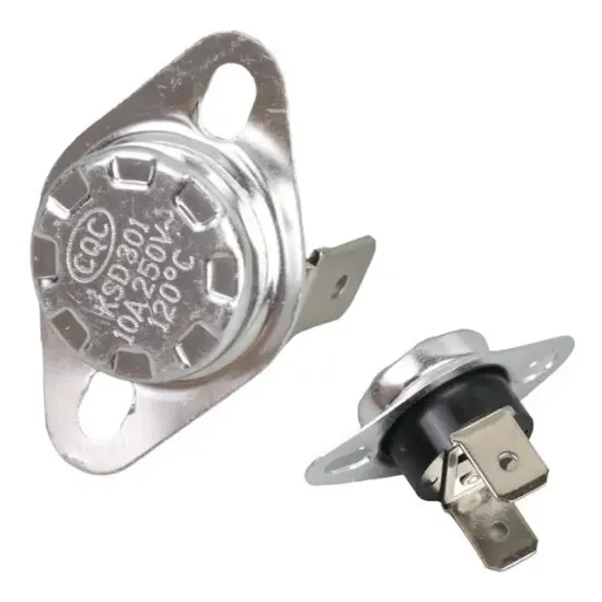 120°C NC (Normalde Kapalı) KSD301 Bimetal Termostat resmi