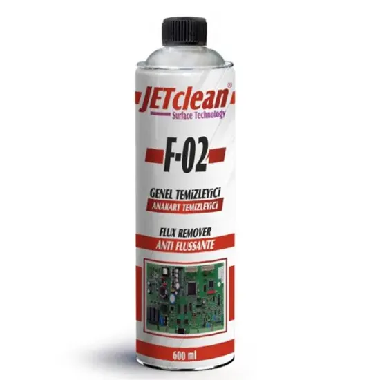 Jetclean F-02 600 Ml Flux Anakart Temizleme Sprey resmi