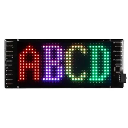 Powermaster PM-23820 7x17cm USB’li Kayan Yazı Led Tabela resmi