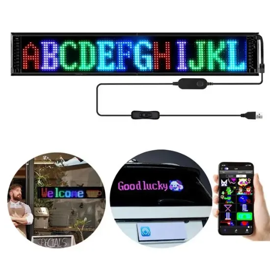 Powermaster PM-23823 12x98cm Kayan Yazı Led Tabela resmi