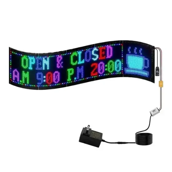 Powermaster PM-23824 23,2x82cm Kayan Yazı Led Tabela resmi