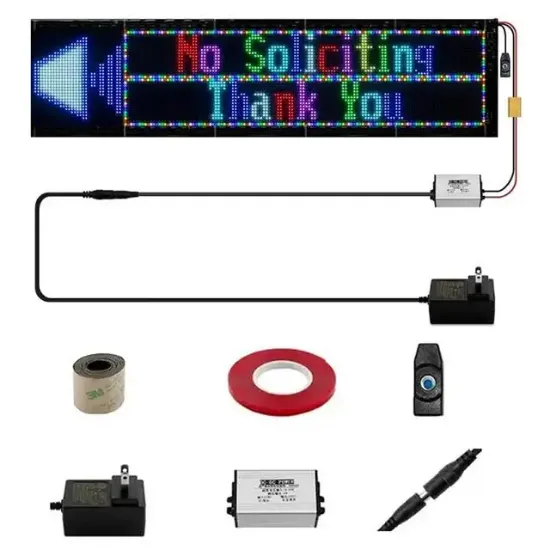 Powermaster PM-23827 20x82cm Kayan Yazı Led Tabela resmi