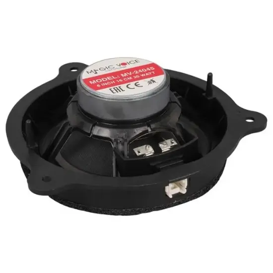 MagicVoice MV-24045 6" 16cm 80 Watt Tekli Plastik Kasa Üçgen Montajlı Oto Hoparlör resmi