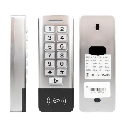 Novacom NC-MS11P Metal WP Şifre Matik Kart Okuyuculu Su Geçirmez resmi