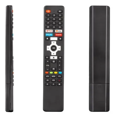 Next YE 32020GG4 - Vivax 43UHD10K - Conti CT32AN100H Netflix-Youtube-Prime Video-Google Play Tuşlu Android Ses Komutsuz Lcd Led Tv Kumandası resmi