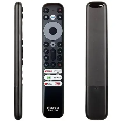 Huayu Tcl RM-L1768 - RC902V - RMR1 Netflix-Prime Video-Guard-Media-Youtube Tuşlu Ses Komutsuz Lcd Led Tv Kumandası resmi