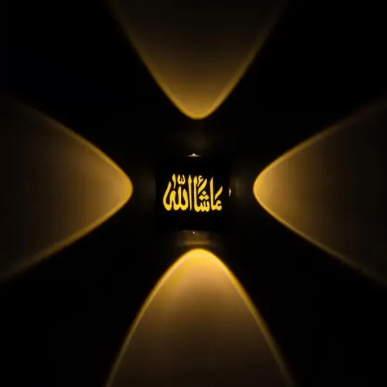 PowerMaster PM-24448 3000K Maşallah Dekoratif LED Duvar Aplik resmi