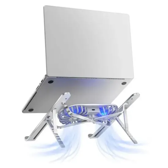 PowerMaster PM-24572 Çift Fan Taşınabilir Notebook Laptop Soğutucu Stand resmi