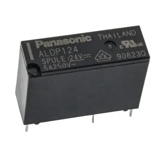 Panasonic 5A 24VDC ALDP124W Role (Kombi Kartı İçin Rolesi) resmi