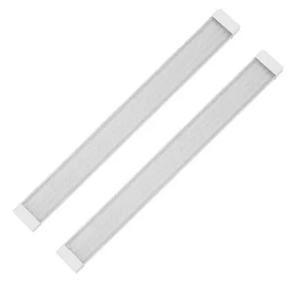 Zmr 80w 120 Cm Kristal Beyaz Led Bant Armatür 6500k 2'li Paket resmi