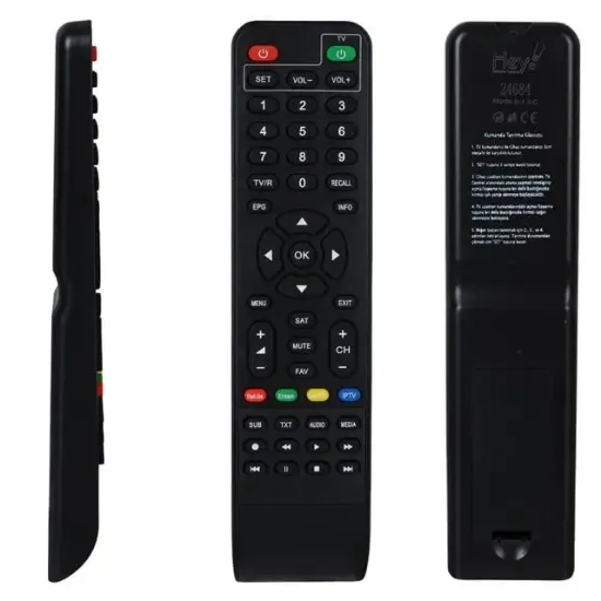 Dreamstar Y33A YouTube Tuşlu HD Uydu Kumandası resmi