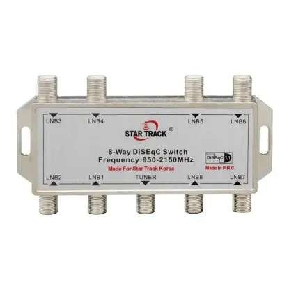 Powermaster 5-2050 Mhz 1/8 Uydu Anten Dağıtıcı / Çoğaltıcı Diseqc Switch resmi