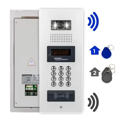 PowerMaster 980C98RD NFC Destekli Görüntülü Diafon Kapı Kilit Akıllı Ev Güvenliği Sistemi Vericisi resmi
