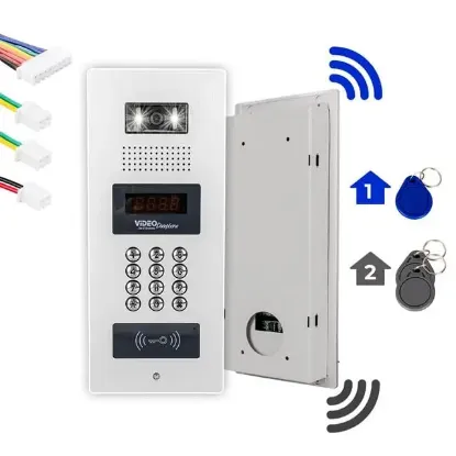PowerMaster 980C98RD NFC Destekli Görüntülü Diafon Kapı Kilit Akıllı Ev Güvenliği Sistemi Vericisi resmi