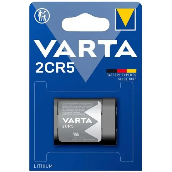 Varta 2CR5 Lityum 6 Volt Fotoğraf Makinesi Pili resmi