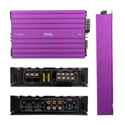Magicvoice Titan-804 4 Kanallı Max 1600 Watt Oto Amfi-Anfi resmi