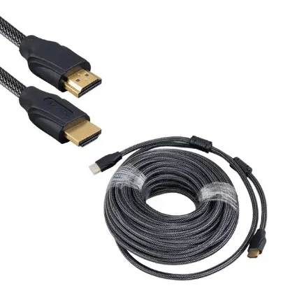 Fully G-507D 10 Metre Örgülü Gold Uçlu HDMI Kablo resmi
