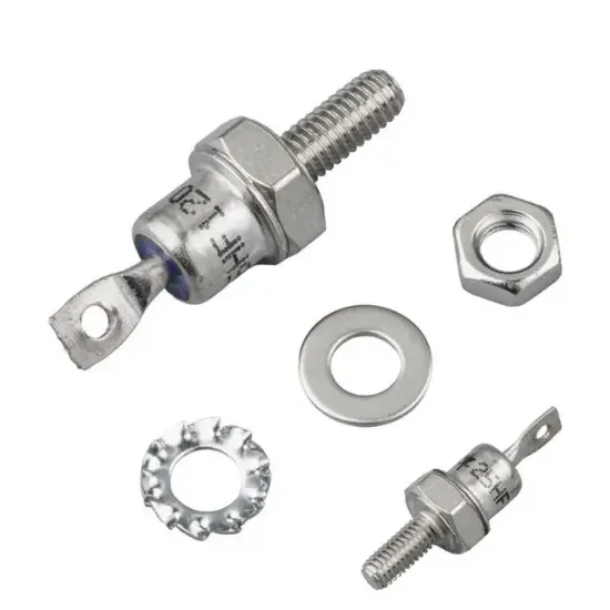 PowerMaster Spiral Diyot 25HF120 25A 1200V Metal Vidalı Diyot - Katot resmi