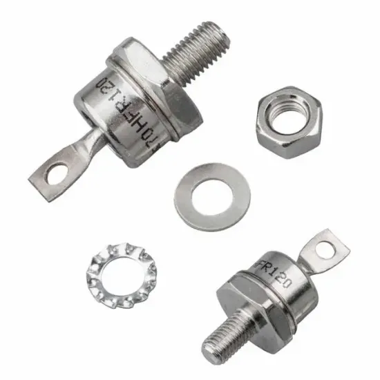 PowerMaster Spiral Diyot 70HFR120 70A 1200V Metal Vidalı Diyot - Anot resmi