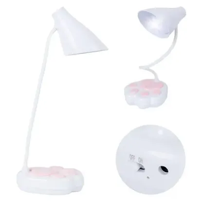 PowerMaster JF-1623 20 LED'li 2.5 Watt Şarjlı Esnek Masa Lambası (OM-114) - Dokunmatik ve USB Şarjlı resmi