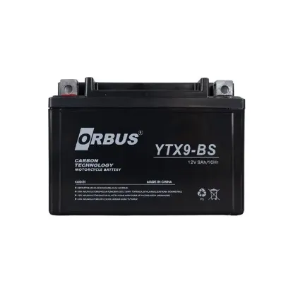 Orbus YTX9-BS 12V 9A Motosiklet Aküsü (150 X 86 X 107 MM) (2.84Kg) resmi