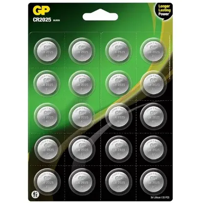 GP CR2025 DL2025 Lityum 20'li Para Pil (GPCR2025-2CAI20) resmi