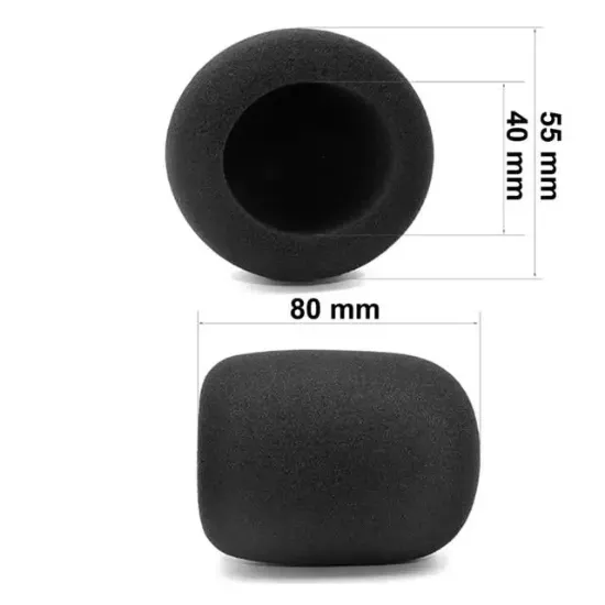 Zenger ZE-7131 EL Mikrofon Süngeri Siyah Standart Tekli resmi