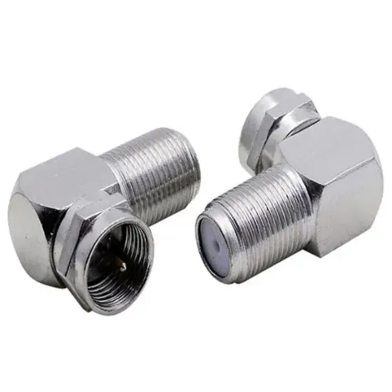 L 90 Derece F Konnektör Çevirmeli resmi