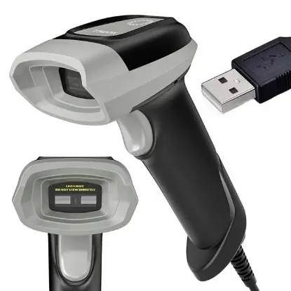 Tiwox VS-331 USB 1D CCD El Tipi USB Kablolu Barkod Okuyucu resmi