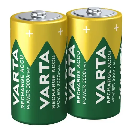 Varta HR14 3000mAh C Orta Boy 1.2 Volt Ni-Mh Şarjlı Pil 2Li Paket (Şarj Edilebilir) resmi