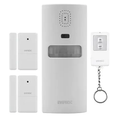 Everest EG-9830 PIR Kızılötesi Hareket Sensörlü Güvenlik Alarmı Uzaktan Kumandalı resmi