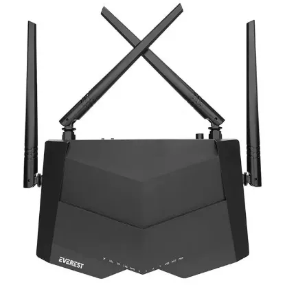 Everest SG-V1200 AC1200 Dualband Wi-Fi Gigabit VDSL2/ADSL2 4*5dbi Antenli Kablosuz Modem Router resmi