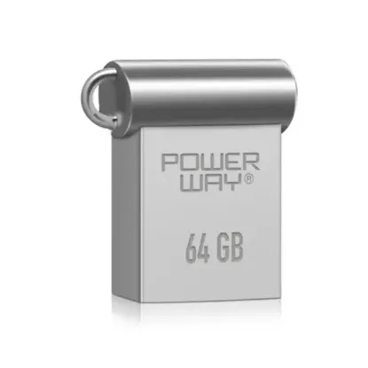 Powerway 64GB USB 3.0 Metal Mini Flash Bellek resmi