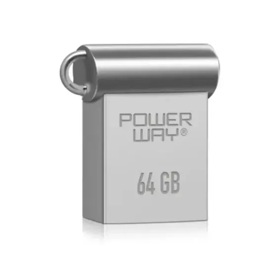 Powerway 64GB USB 3.0 Metal Mini Flash Bellek resmi