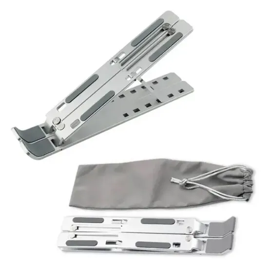 Frisby FNC-5150ST Taşınabilir Katlanır Alüminyum Tablet/Notebook/Laptop Stand Metalik Renk resmi