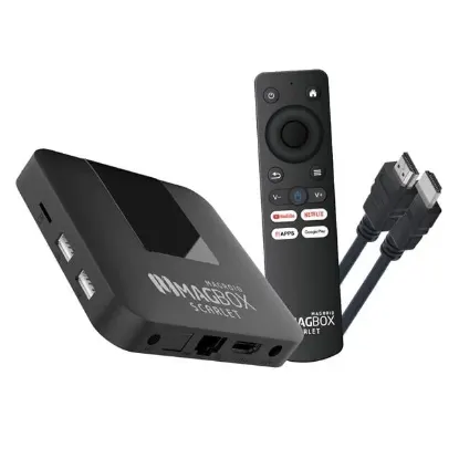 Magbox Magroid Scarlet 16 GB HDD 2 GB Ram 2.4G H313 Cpu Android TV Box resmi