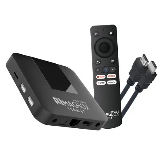 Magbox Magroid Scarlet 16 GB HDD 2 GB Ram 2.4G H313 Cpu Android TV Box resmi