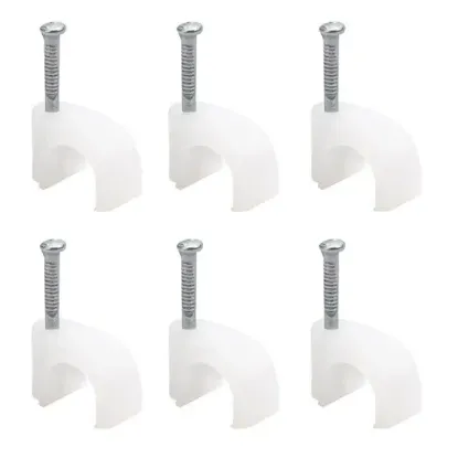 Kroşe 1 Numara Çelik Çivili 4 Mm (Kordon Kabloları İçin) 100\'lü Poşet Powermaster resmi