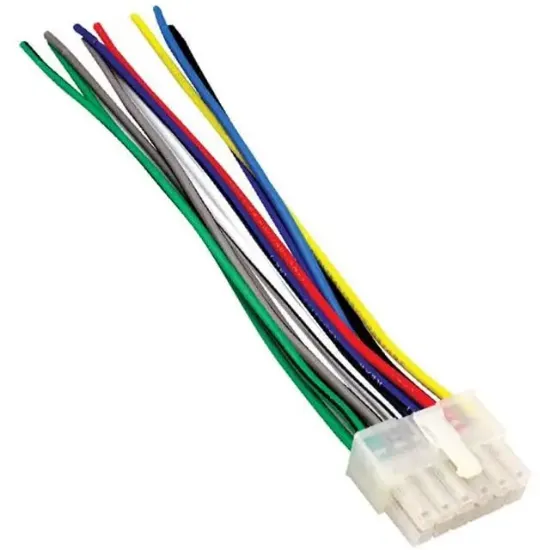 PowerMaster PM-30044 12 Pin 10Cm Kablolu Kenwood Piranha Oto Teyp Soket 27x20x13mm resmi