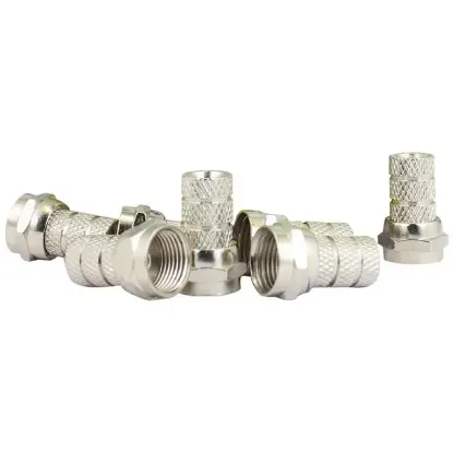 PowerMaster PM-30095 RG58 Mini - İnce Koaksiyel Kablo İçin F Konnektör (100'LÜ Paket) resmi