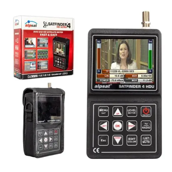 Alpsat Satfinder 4 HD Ultra 3.5'' LCD Ekranlı Uydu Yön Bulucu (AS04-HDU) resmi
