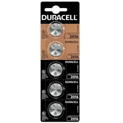 Duracell CR2016 Lityum Pil 5'li Paket resmi