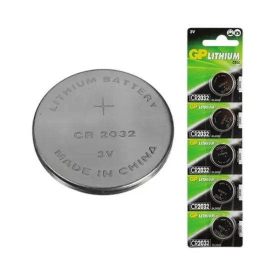 GP CR2032 Lityum 3 Volt  Pil 5 li Paket GPCR2032-2CPU5 resmi