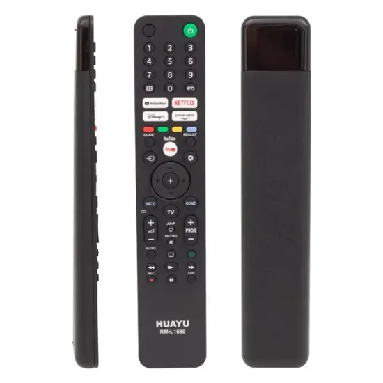 Huayu Sony Netflix-Youtube-Prime Video-Disney+ Tuşlu Lcd Led TV Kumanda RM-L1690 resmi