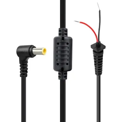 PowerMaster PM-32424 6.5x4.4mm İğneli Laptop Adaptör Tamir DC Güç Kablosu Sony Lenovo Vaio LG Monitör Uyumlu resmi