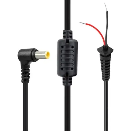PowerMaster PM-32424 6.5x4.4mm İğneli Laptop Adaptör Tamir DC Güç Kablosu Sony Lenovo Vaio LG Monitör Uyumlu resmi